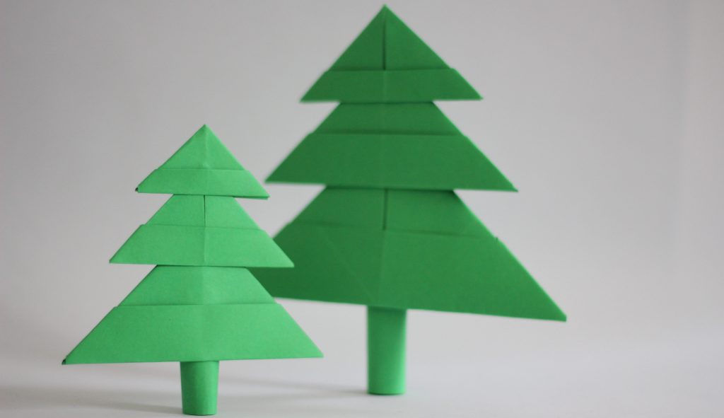gefalteter tannenbaum