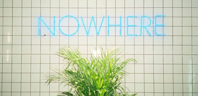 nowhere schild